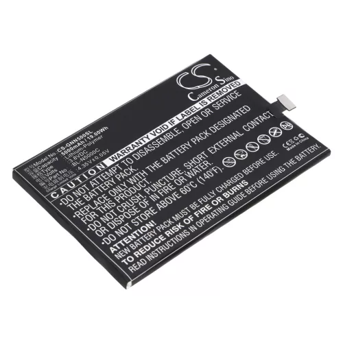 GIONEE BL-N5000C helyettesítő mobiltelefon akkumulátor (Li-Polymer, 3.8V, 5000mAh / 19.00Wh) - Utángyártott