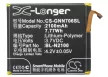 GIONEE BL-N2100 helyettesítő mobiltelefon akkumulátor (Li-Polymer, 3.7V, 2100mAh / 7.77Wh) - Utángyártott
