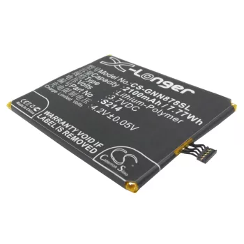   GIONEE S214 helyettesítő mobiltelefon akkumulátor (Li-Polymer, 3.7V, 2100mAh / 7.77Wh) - Utángyártott