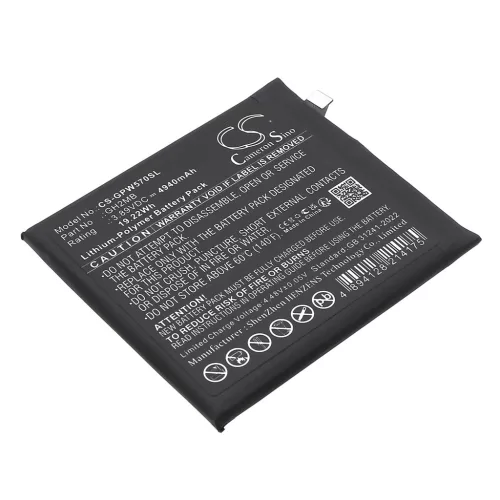 Google GH2MB helyettesítő mobiltelefon akkumulátor (Li-Polymer, 3.89V, 4940mAh / 19.22Wh) - Utángyártott