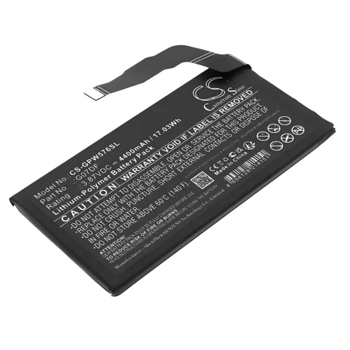 Google G949-01097-00 helyettesítő mobiltelefon akkumulátor (Li-Polymer, 3.87V, 4400mAh / 17.03Wh) - Utángyártott