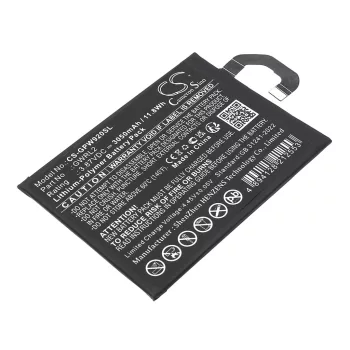   Google GWRL2 helyettesítő mobiltelefon akkumulátor (Li-Polymer, 3.87V, 3050mAh / 11.8Wh) - Utángyártott