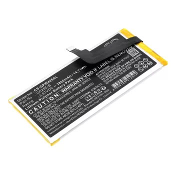   Google G025E-B helyettesítő mobiltelefon akkumulátor (Li-Polymer, 3.87V, 3800mAh / 14.71Wh) - Utángyártott