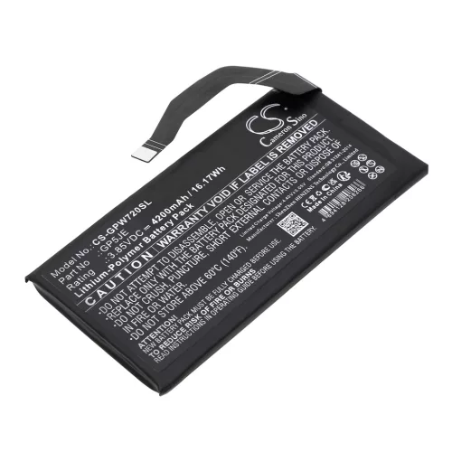 Google GP5JE helyettesítő mobiltelefon akkumulátor (Li-Polymer, 3.85V, 4200mAh / 16.17Wh) - Utángyártott