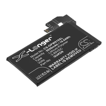   Google GUKD8 helyettesítő mobiltelefon akkumulátor (Li-Polymer, 3.89V, 5050mAh / 19.64Wh) - Utángyártott