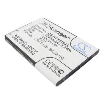   HTC BH11100 helyettesítő mobiltelefon akkumulátor (Li-ion, 3.7V, 1500mAh / 5.55Wh) - Utángyártott