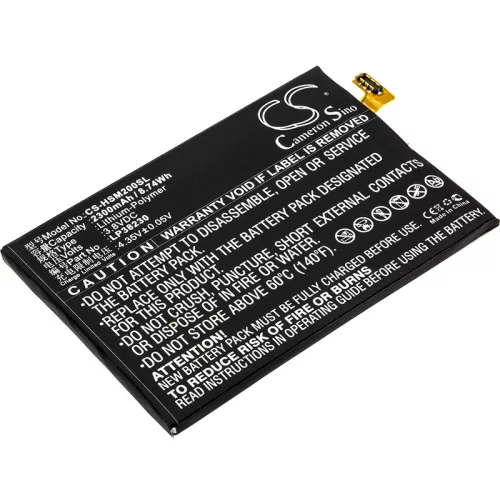Hisense LP38230 helyettesítő mobiltelefon akkumulátor (Li-Polymer, 3.8V, 2300mAh / 8.74Wh) - Utángyártott