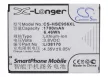 Hisense LI38170 helyettesítő mobiltelefon akkumulátor (Li-ion, 3.8V, 1700mAh / 6.46Wh) - Utángyártott