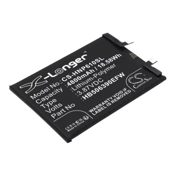   Honor HB506390EFW helyettesítő mobiltelefon akkumulátor (Li-Polymer, 3.87V, 4800mAh / 18.58Wh) - Utángyártott