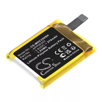   Movado APP00302 helyettesítő okosóra akkumulátor (Li-Polymer, 3.8V, 270mAh / 1.03Wh) - Utángyártott