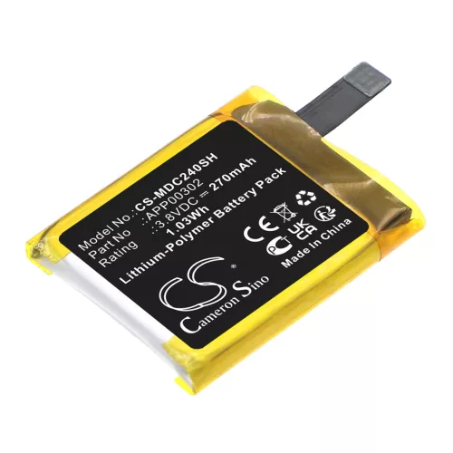 Movado APP00302 helyettesítő okosóra akkumulátor (Li-Polymer, 3.8V, 270mAh / 1.03Wh) - Utángyártott