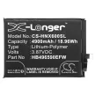 Honor HB496590EFW helyettesítő mobiltelefon akkumulátor (Li-Polymer, 3.87V, 4900mAh / 18.96Wh) - Utángyártott