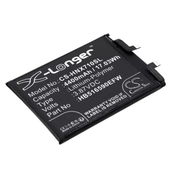   Honor HB516590EFW helyettesítő mobiltelefon akkumulátor (Li-Polymer, 3.87V, 4400mAh / 17.03Wh) - Utángyártott