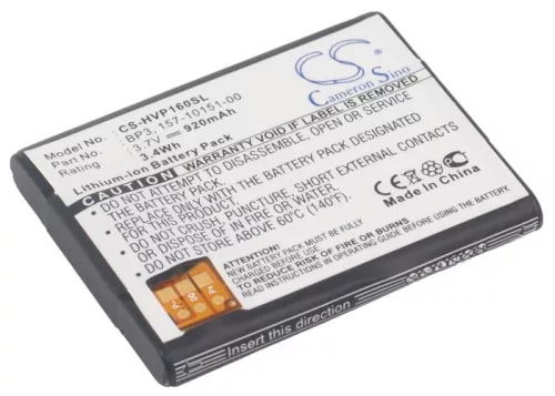 HP 157-10151-00, BP3 helyettesítő mobiltelefon akkumulátor (Li-ion, 3.7V, 920mAh / 3.4Wh) - Utángyártott