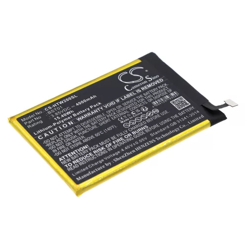 HTC BST01 helyettesítő mobiltelefon akkumulátor (Li-Polymer, 3.85V, 4000mAh / 15.40Wh) - Utángyártott