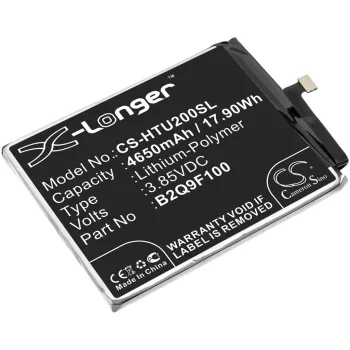   HTC B2Q9F100 helyettesítő mobiltelefon akkumulátor (Li-Polymer, 3.85V, 4650mAh / 17.90Wh) - Utángyártott