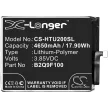 HTC B2Q9F100 helyettesítő mobiltelefon akkumulátor (Li-Polymer, 3.85V, 4650mAh / 17.90Wh) - Utángyártott