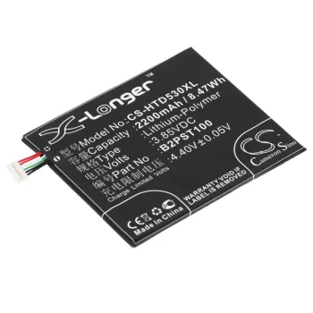   HTC B2PST100 helyettesítő mobiltelefon akkumulátor (Li-Polymer, 3.85V, 2200mAh / 8.47Wh) - Utángyártott
