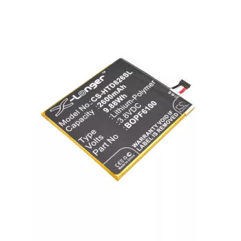   HTC BOPF6100 helyettesítő mobiltelefon akkumulátor (Li-Polymer, 3.8V, 2600mAh / 9.88Wh) - Utángyártott