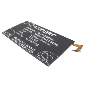   HTC B0P3P100 helyettesítő mobiltelefon akkumulátor (Li-Polymer, 3.8V, 3300mAh / 12.54Wh) - Utángyártott