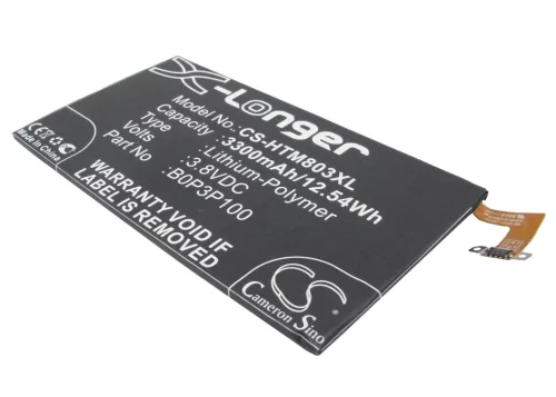 HTC B0P3P100 helyettesítő mobiltelefon akkumulátor (Li-Polymer, 3.8V, 3300mAh / 12.54Wh) - Utángyártott