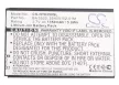 HTC BTR6350B helyettesítő mobiltelefon akkumulátor (Li-ion, 3.7V, 1350mAh / 4.99Wh) - Utángyártott