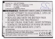 HTC BM60100 helyettesítő mobiltelefon akkumulátor (Li-ion, 3.7V, 1400mAh / 5.18Wh) - Utángyártott
