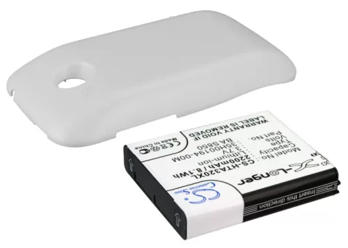 HTC BL01100 helyettesítő mobiltelefon akkumulátor (Li-ion, 3.7V, 2200mAh / 8.14Wh) - Utángyártott