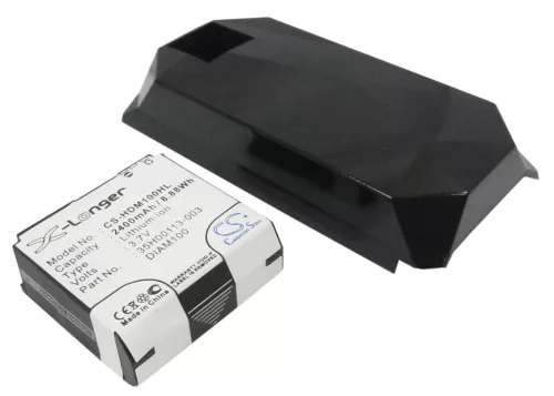 HTC DIAM160 helyettesítő mobiltelefon akkumulátor (Li-ion, 3.7V, 2400mAh / 8.88Wh) - Utángyártott