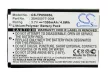 HTC TRIN160 helyettesítő mobiltelefon akkumulátor (Li-Polymer, 3.7V, 1300mAh / 4.81Wh) - Utángyártott