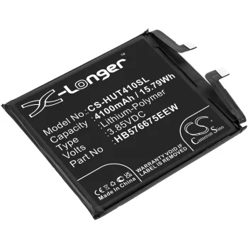   Huawei HB576675EEW helyettesítő mobiltelefon akkumulátor (Li-Polymer, 3.85V, 4100mAh / 15.79Wh) - Utángyártott