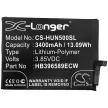 Huawei HB396589ECW helyettesítő mobiltelefon akkumulátor (Li-Polymer, 3.85V, 3400mAh / 13.09Wh) - Utángyártott