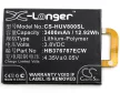 Huawei HB376787ECW helyettesítő mobiltelefon akkumulátor (Li-Polymer, 3.8V, 3400mAh / 12.92Wh) - Utángyártott