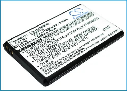 Huawei HB5F1H, HF5F1H helyettesítő mobiltelefon akkumulátor (Li-ion, 3.7V, 1800mAh) - Utángyártott