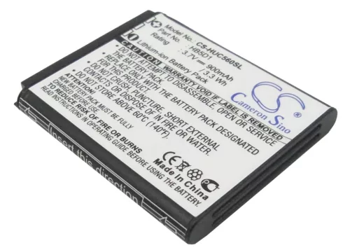 Huawei HB5D1 helyettesítő mobiltelefon akkumulátor (Li-ion, 3.7V, 900mAh) - Utángyártott