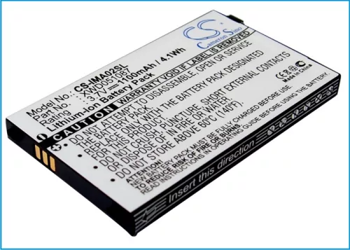 i-mate XWD051087 helyettesítő mobiltelefon akkumulátor (Li-ion, 3.7V, 1100mAh / 4.10Wh) - Utángyártott