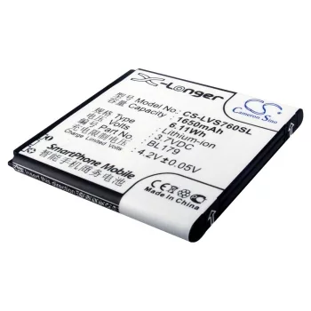   Lenovo BL200 helyettesítő mobiltelefon akkumulátor (Li-ion, 3.7V, 1650mAh / 6.11Wh) - Utángyártott
