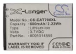 ITT 8091014550 helyettesítő mobiltelefon akkumulátor (Li-ion, 3.7V, 600mAh / 2.22Wh) - Utángyártott