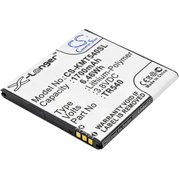   KAZAM TR540-HSHCJ0002088 helyettesítő mobiltelefon akkumulátor (Li-Polymer, 3.8V, 1700mAh / 6.46Wh) - Utángyártott