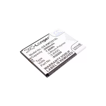   KAZAM KQQ50-XJFBF001172S helyettesítő mobiltelefon akkumulátor (Li-Polymer, 3.8V, 2000mAh / 7.60Wh) - Utángyártott