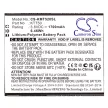KAZAM KTT50-GHABD002643 helyettesítő mobiltelefon akkumulátor (Li-Polymer, 3.8V, 1700mAh / 6.46Wh) - Utángyártott