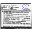 Kazuna BP1736 helyettesítő mobiltelefon akkumulátor (Li-ion, 3.8V, 1800mAh / 6.84Wh) - Utángyártott