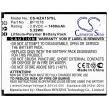 Kazuna BP1578 helyettesítő mobiltelefon akkumulátor (Li-Polymer, 3.8V, 1400mAh / 5.32Wh) - Utángyártott