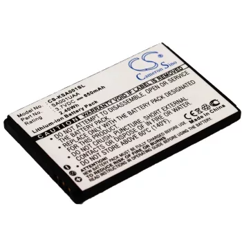  KDDI SA001UAA helyettesítő mobiltelefon akkumulátor (Li-ion, 3.7V, 650mAh / 2.41Wh) - Utángyártott
