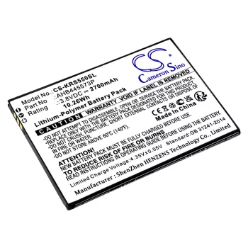   Konrow AHB445573P helyettesítő mobiltelefon akkumulátor (Li-Polymer, 3.8V, 2700mAh / 10.26Wh) - Utángyártott