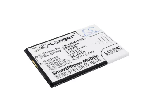 KOOBEE BL-61CT helyettesítő mobiltelefon akkumulátor (Li-ion, 3.8V, 2000mAh / 7.60Wh) - Utángyártott