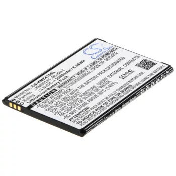   Kruger&Matz KM00231 helyettesítő mobiltelefon akkumulátor (Li-ion, 3.8V, 2200mAh / 8.36Wh) - Utángyártott