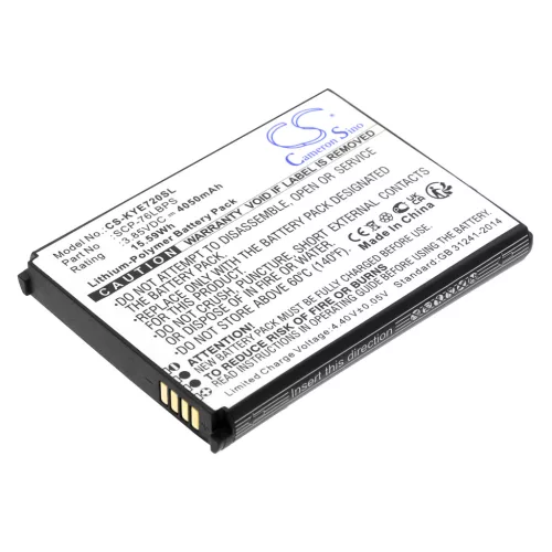 Kyocera SCP-76LBPS helyettesítő mobiltelefon akkumulátor (Li-Polymer, 3.85V, 4050mAh / 15.59Wh) - Utángyártott