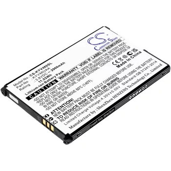   Kyocera KYV46UAA helyettesítő mobiltelefon akkumulátor (Li-ion, 3.8V, 2900mAh / 11.02Wh) - Utángyártott
