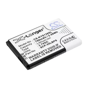   Kyocera SCP-55LBPS helyettesítő mobiltelefon akkumulátor (Li-ion, 3.7V, 700mAh / 2.59Wh) - Utángyártott
